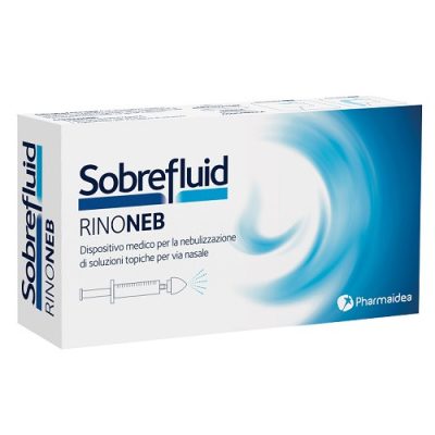 Sobreflufid Rinoneb Dispositivo Nebulizzatore + Siringa Luerlock 50 ml + Agocannula