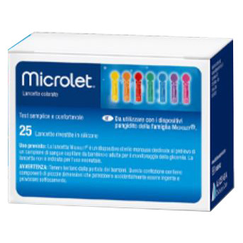 Lancette Pungidito per Microlet 25 Pezzi