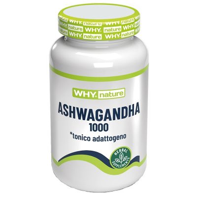WhyNature Ashwagandha 1000 60 Compresse Senza Glutine