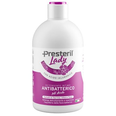Lady Presteril Detergente Intimo Antibatterico pH Acido 250 ml