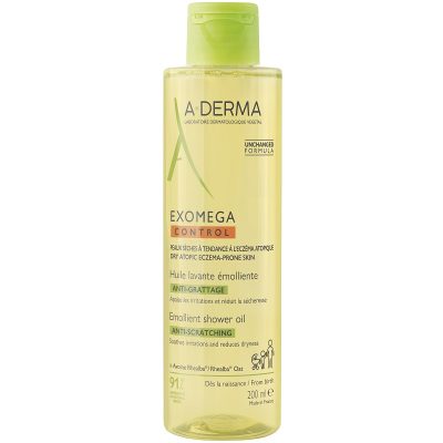 A-Derma Exomega Control Olio Lavante Emolliente 200 ml Nuovo Pack