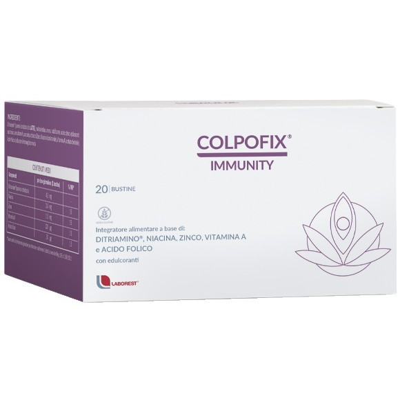 COLPOFIX IMMUNITY 20 BUSTINE SENZA GLUTINE CON EDULCORANTI