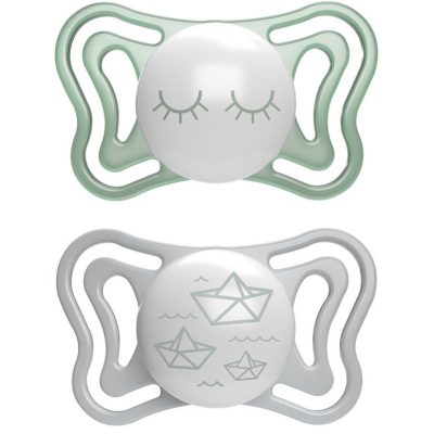 Chicco Succhietto Light Lumi Silicone 16-36M 2 pezzi