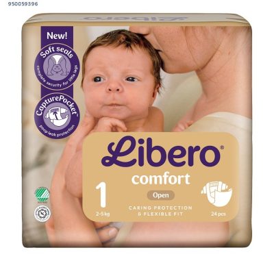 LIBERO COMFORT 1 PANNOLINI 2-5 KG 24 PEZZI