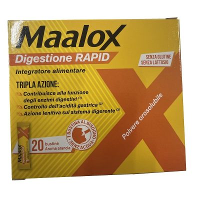 Maalox Digestione Rapid 20 Bustine 2g