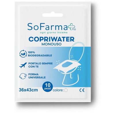 Copriwater Monouso 10 pezzi Sofarmapiù