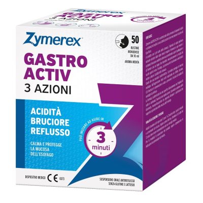 Zymerex Gastro Activ 3 Azioni 50 bustine da 10 ml
