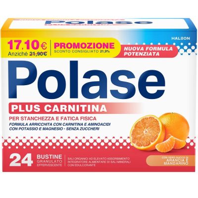 Polase Plus Carnitina 24 bustine granulato effervescente