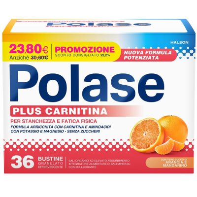 Polase Plus Carnitina 36 bustine granulato effervescente