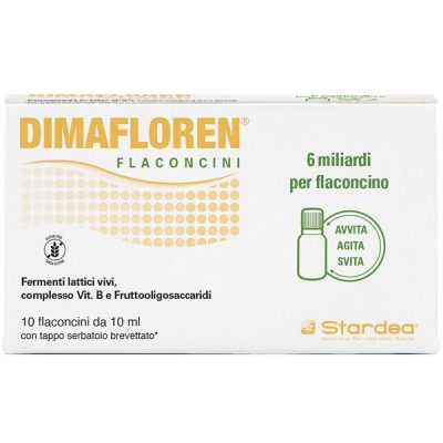 DIMAFLOREN 6 MILIARDI 10 FLACONCINI DA 10 ML SENZA GLUTINE