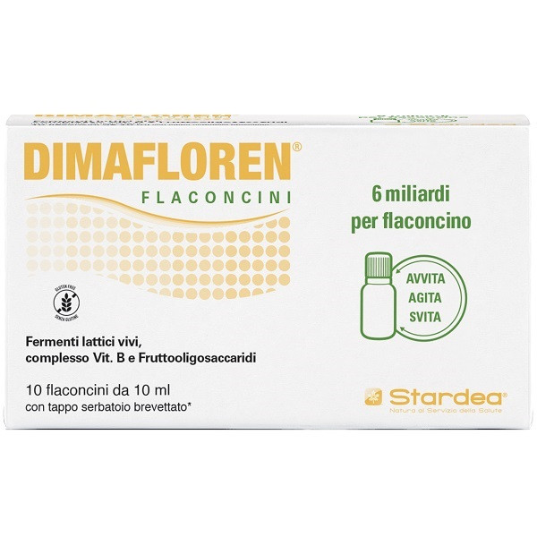 DIMAFLOREN 6 MILIARDI 10 FLACONCINI DA 10 ML SENZA GLUTINE