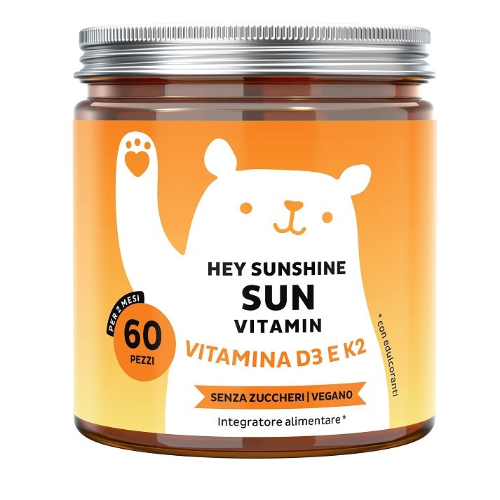 Bears with Benefits Hey Sunshine Sun Vitamin D3 60 caramelle