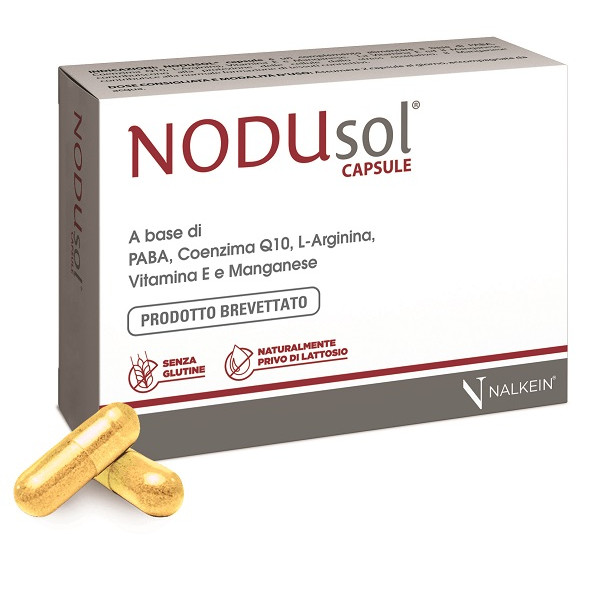 NODUSOL 30 CAPSULE 610 MG PRODOTTO BREVETTATO SENZA GLUTINENATURALMENTE PRIVO DI LATTOSIO