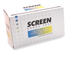 SCREEN DROGA TEST 5 DROGHE TEST ANTIDROGA CON CONTENITORE URINA