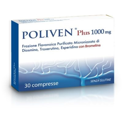 POLIVEN PLUS 30 COMPRESSE TRIPLO STRATO SENZA GLUTINE NATURALMENTE PRIVO DI LATTOSIO