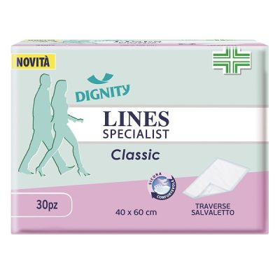 TRAVERSA PER INCONTINENZA LINES SPECIALIST CLASSIC NON STERILE 40X60 CM 30 PEZZI