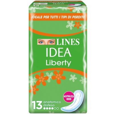 LINES IDEA LIBERTY DWCT ANATOMICI 13 PEZZI