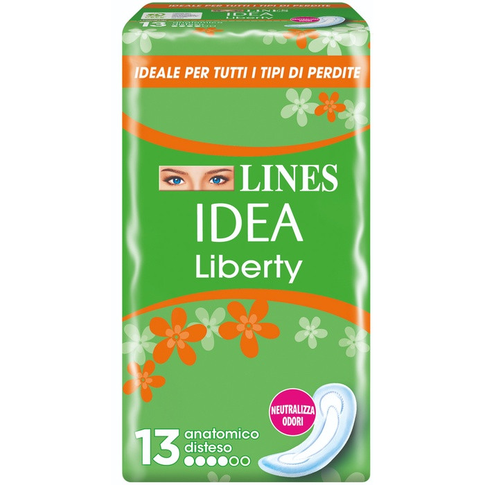 LINES IDEA LIBERTY DWCT ANATOMICI 13 PEZZI