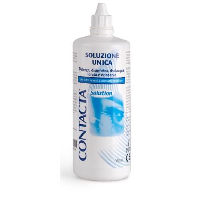 SOLUZIONE UNICA ISOTONICA PER LENTI A CONTATTO CONTACTA DA 360 ML