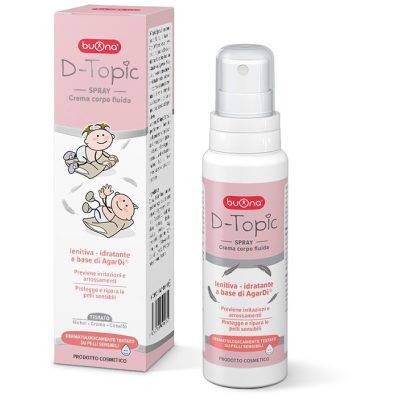 DTOPIC EMULSIONE CREMA CORPO FLUIDA LENITIVA IDRATANTE A BASE DI AGARDI' 100 ML