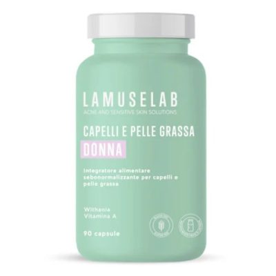 LAMUSELAB CAPELLI E PELLE GRASSA DONNA 90 CAPSULE