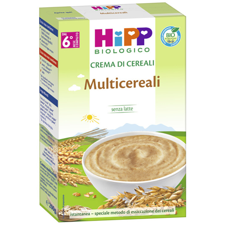 HIPP BIO CREMA CEREALI MULTICEREALI 200 G