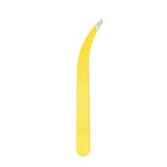 GLOWY 06 PINZETTE PUNTA CURVA GIALLO