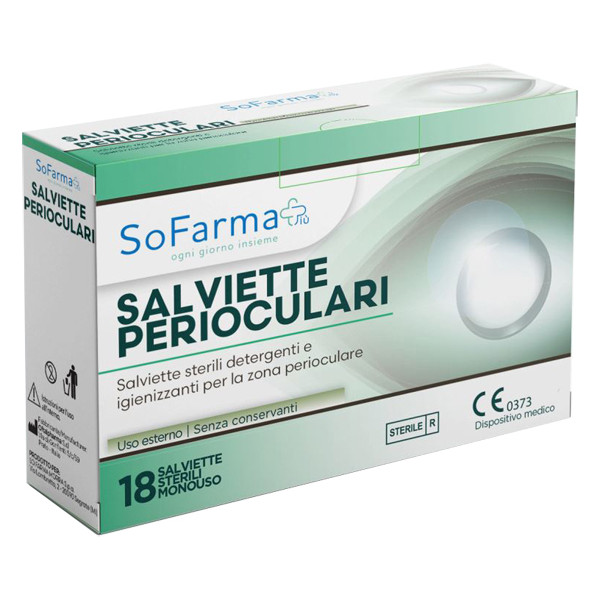 SALVIETTA PERIOCULARE 18 PEZZI SOFARMAPIU'