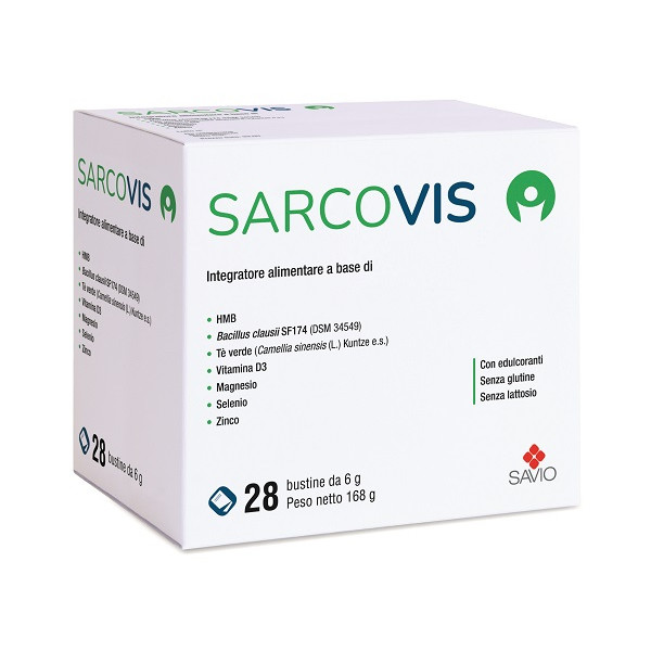 SARCOVIS 28 BUSTINE 6 G SENZA GLUTINE SENZA LATTOSIO CON EDULCORANTI