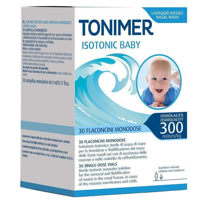 TONIMER ISOTONIC 300 BABY 12 FLACONCINI DA 5 ML